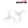 Propellers Gemfan 1208-3 (31mm) PC Durable 1mm - Clear - (4CCW+4CW)