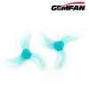 Propellers Gemfan 1208-3 (31mm) PC Durable 1mm - Blue - (4CCW+4CW)