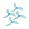 Propellers Gemfan 45mm-3 PC Durable 1.5mm - Clear Blue - (4CCW+4CW)