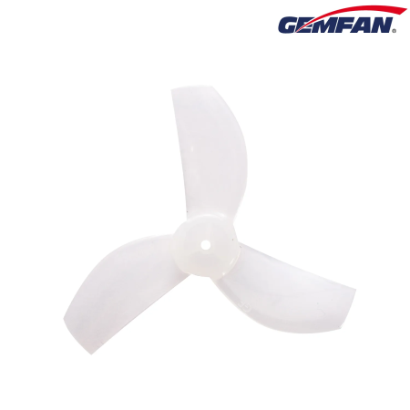 Propellers Gemfan 35mm-3 PC Shaft 1mm - Milk White - (4CCW+4CW)