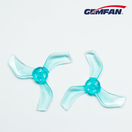 Propellers Gemfan 1635-3 (40mm) PC Durable 1.5mm - Clear Blue - (4CCW+4CW)