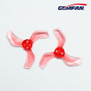 Propellers Gemfan 1635-3 (40mm) PC Durable 1.5mm - Clear Red - (4CCW+4CW)