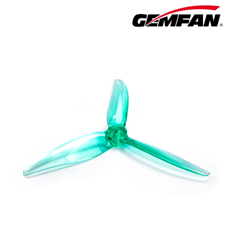 Propellers Gemfan Hurricane 5127-3 PC Durable - Clear Green - (2CCW+2CW)