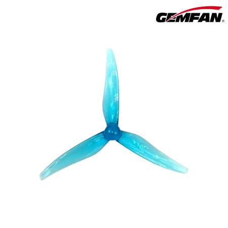 Propellers Gemfan Super Light 5125-3 PC Durable T mount 1.5mm - Clear Blue - (2CCW+2CW)