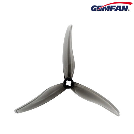 Propellers Gemfan Super Light 5130-3 PC Durable 1.5mm&M5 (Adapter) - Clear Gray - (2CCW+2CW)