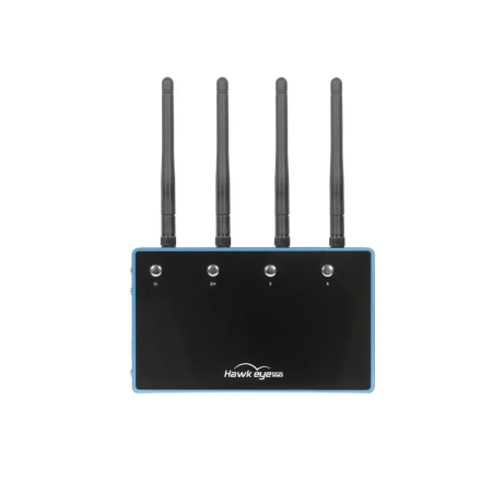 4 receivers HDMI & AV output box Hawkeye Four eyes (Blue)