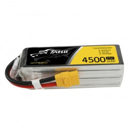 Battery Tattu LiPo 6S1P 4500mah 22.2V  25C XT90