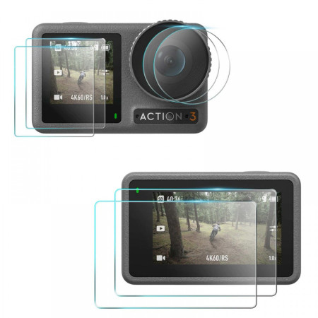 Tempered Glass Screen Protector Film  for DJI Action 3 (2pcs/pack)