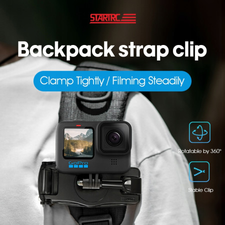 Strengthen Backpack Strap Clip  for Action cameras