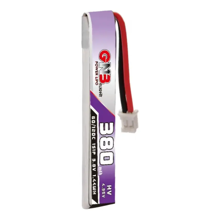 Battery GNB LiHV 1S 3.8V 380mAh 60C PH2.0