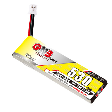 Battery GNB GAONENG LiHV 1S 3.8V 530mAh 90C PH2.0 Cabled