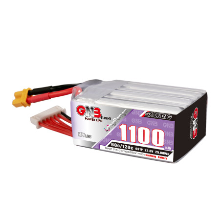 Battery GNB GAONENG LiHV 6S 22.8V 1100mAh 60C XT30