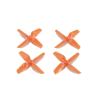 Propeller HQProp Micro Whoop 1.6X1.6X4 4-blade 1.6" Orange (2CCW+2CW)