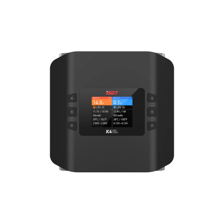 Charger ISDT K4 DC 600Wx2 AC 400W Dual-Channel Smart