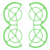 Propeller Guard   for DJI NEO Fluorescent Green