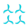 Propeller NewBeeDrone Azi 3-blade for 1.6" (4CCW+4CW, Teal)