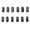 Labeled Silicon Switch Cover Set RadioMaster SHORT Black