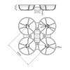 Frame BETAFPV Meteor75 Pro Red