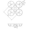 Frame BETAFPV Meteor65 Pro (Yellow)
