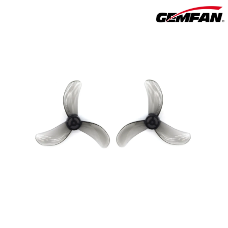 Propellers Gemfan 1608-3 (40mm) PC Durable 1mm - Clear Gray - (4CCW+4CW)