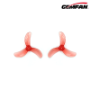 Propellers Gemfan 1608-3 (40mm) PC Durable 1mm - Clear Red - (4CCW+4CW)