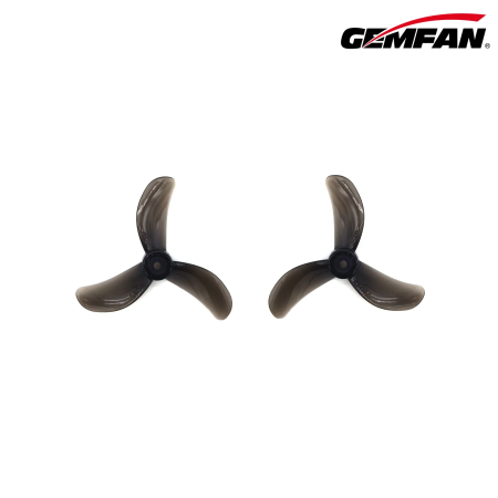 Propellers Gemfan 1608-3 (40mm) PC Durable 1.5mm - Clear Black - (4CCW+4CW)