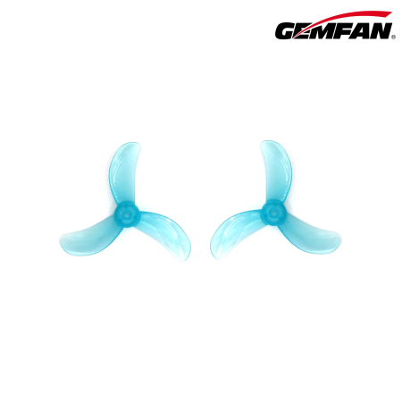 Propellers Gemfan 1608-3 (40mm) PC Durable 1.5mm - Clear Blue - (4CCW+4CW)