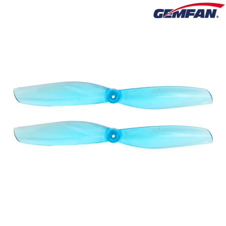 Propellers Gemfan 65mmS-2 PC Shaft 1.5mm - Clear Blue - (4CCW+4CW)