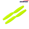 Propellers Gemfan 65mm-2 PC Shaft 1mm - Yellow - (4CCW+4CW)