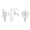 Motor Partizan 2807, 1300kv