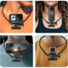 Neck holder mount  for Insta360 X3, DJI Action, and GoPro cameras