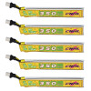 Battery CNHL Pizza Series Lipo 1S 3.8V 350mAh 75C BT2.0 (5pcs)