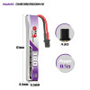 Battery GNB GAONENG LiHV 1S 3.8V 380mAh 60C A30 Cabled