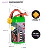 Battery GNB GAONENG LiPo 4S 14.8V 1100mAh 120C XT60