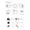 FPV camera Foxeer Mini Night Cat 3 1200TVL 0.00001Lux IR Sensitive Night Vision Camera 850nm IR Light