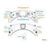 Goggles SKYZONE SKY04X PRO White Matte