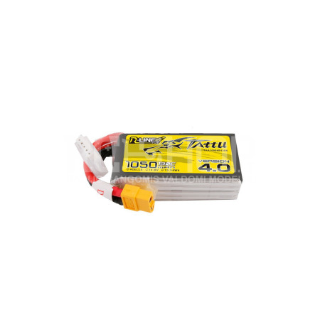 Battery Tattu R-Line 4.0 LiPo 4S 14.8V 1050mAh 130C XT60