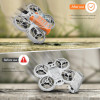Protective Battery Lock  with Landing Gear for DJI Neo Orange