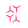 Propeller Gemfan PROXY 5127.5 3-Blade 5.1'' Hot Pink (2CW+2CCW)