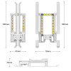 Landing Gear  with Auxiliary Bottom Light for Mini 2 SE, Mini 2, Mavic Mini, Mini SE