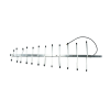 Long Range Antenna Maple Wireless Log-Periodic SMA-MALE (470-1020MHz)