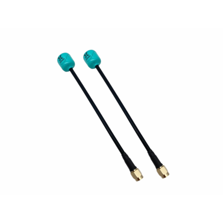 Antenna Foxeer Lollipop 4 Plus 5.8G 2.6dBi RHCP 15cm SMA Angle Teal (2pcs)