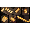 Upgrade Parts Set RadioMaster Boxer CNC Gold