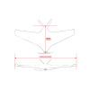 FPV Kit Skywalker V8 black Flying Wing