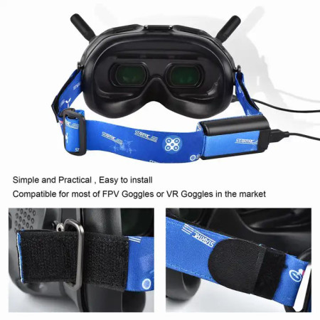 Head strap  for DJI FPV Goggles V2 (Blue)