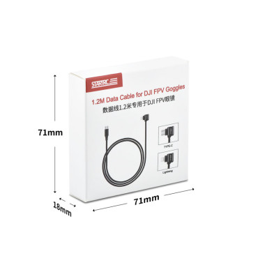 Data Cable  1.2M for DJI FPV Goggles 2/V2 (TYPE-C)