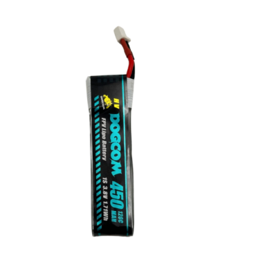 Battery DOGCOM 450mah 1S 3.8V 120C BT2.0 with wires