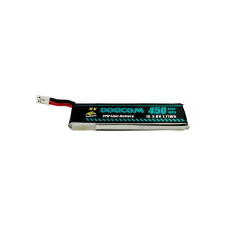 Battery DOGCOM 450mah 1S 3.8V 120C BT2.0 with wires