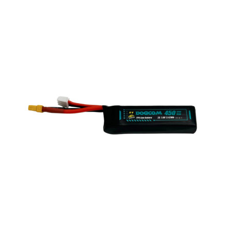 Battery DOGCOM 450mAh 120C 7.6V 2S1P HV LiPo XT30