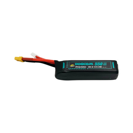 Battery DOGCOM 550mAh 120C 11.1V 3S1P HV LiPo XT30